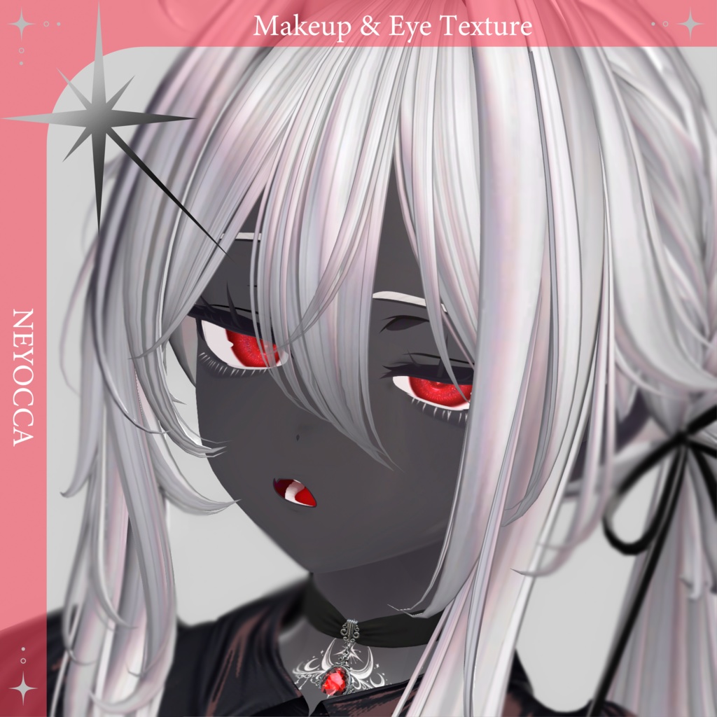 【シオ専用】Kurohada_Akuma Makeup & Eye Texture