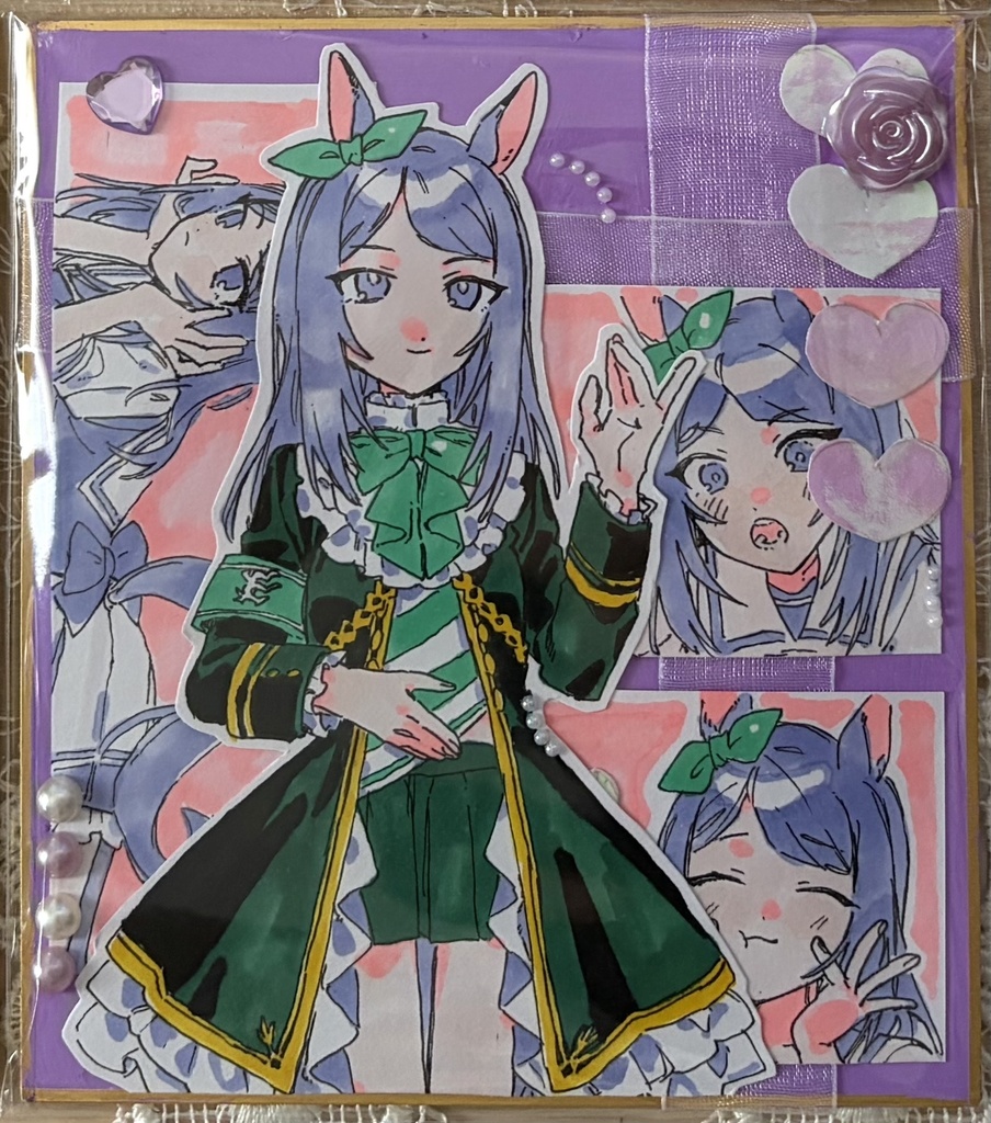 メジロマックイーン　色紙