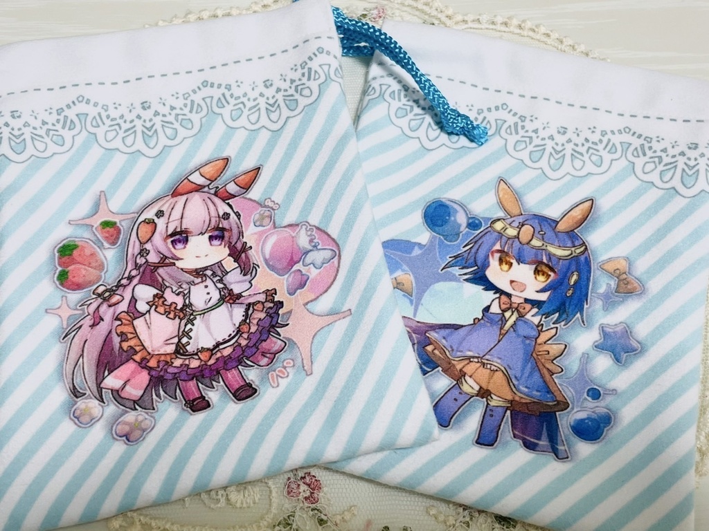 【海洋生物擬人化】フルグラフィックミニ巾着