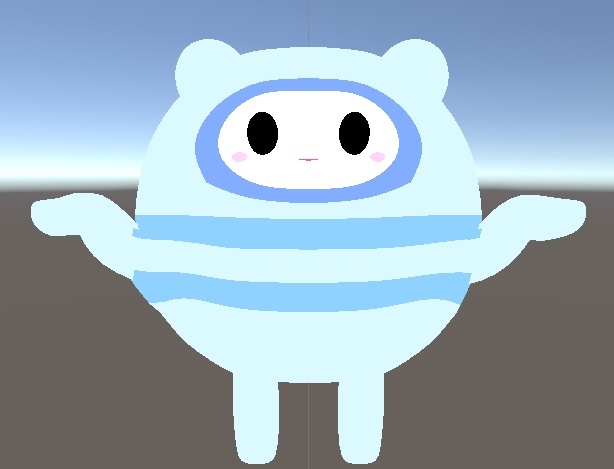 【VRチャット用】【3Dモデル】羊のめぇ「空めぇ」