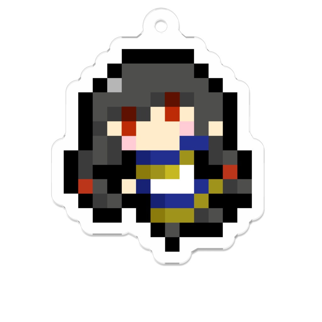 霧塚萌木 ドットアクリルキーホルダー