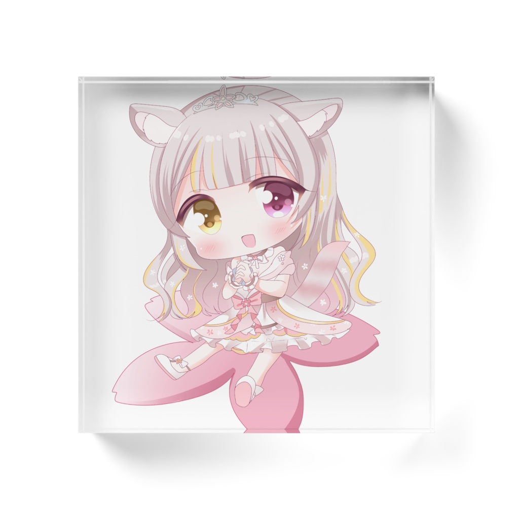 ミニキャラれもんのアクリルブロック♡