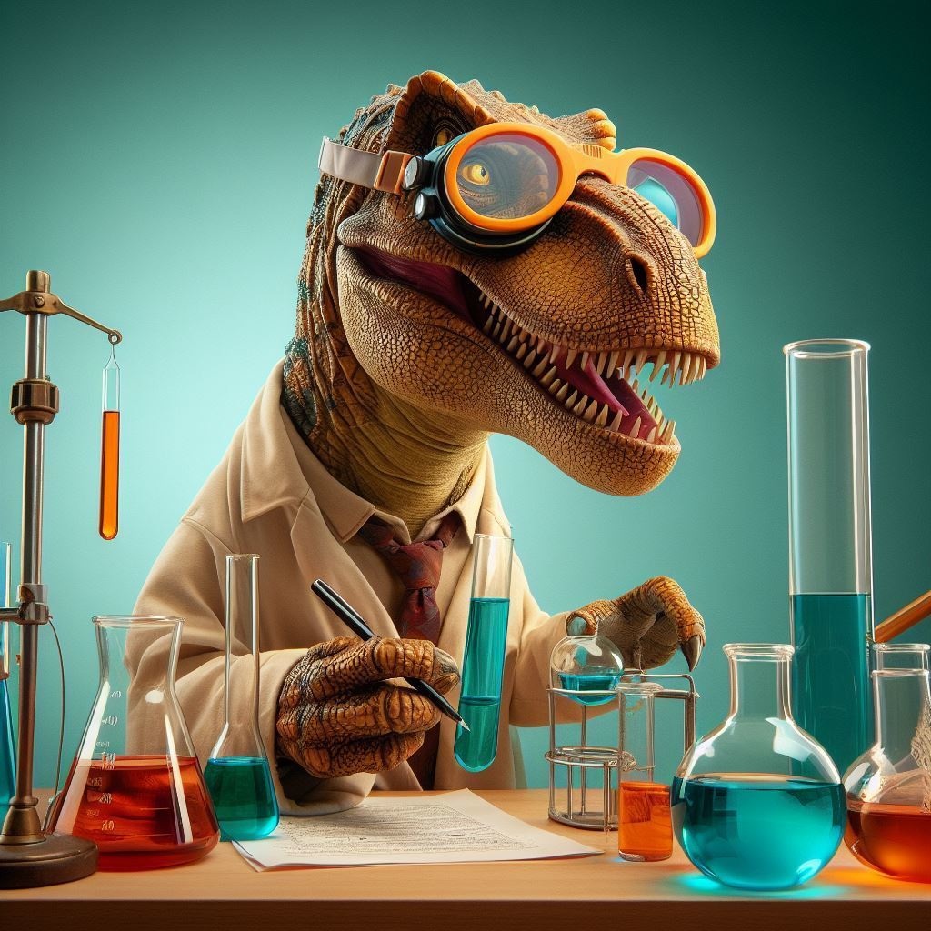 実験する動物キャラクター素材セット Vol.4 恐竜編(10枚組+α)