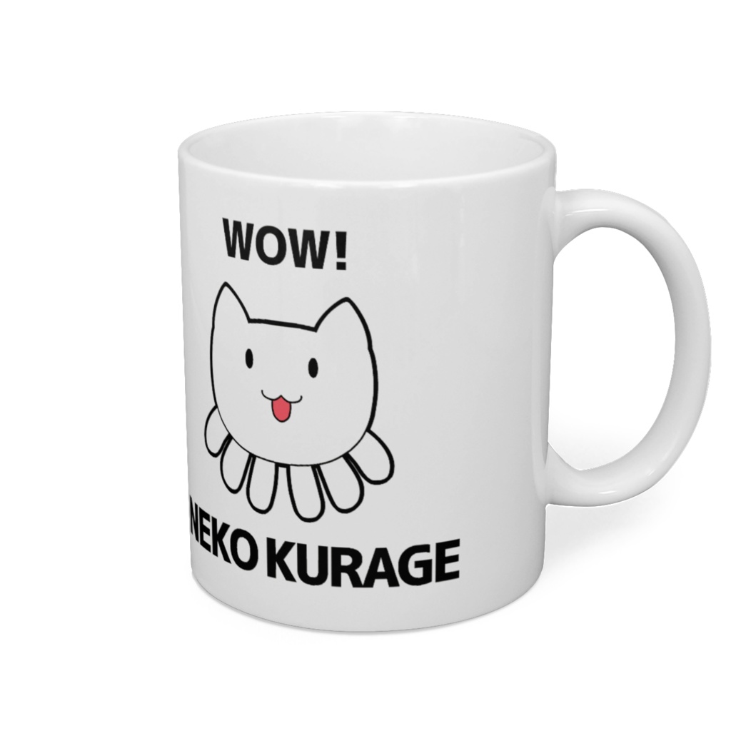 ねこくらげマグカップ