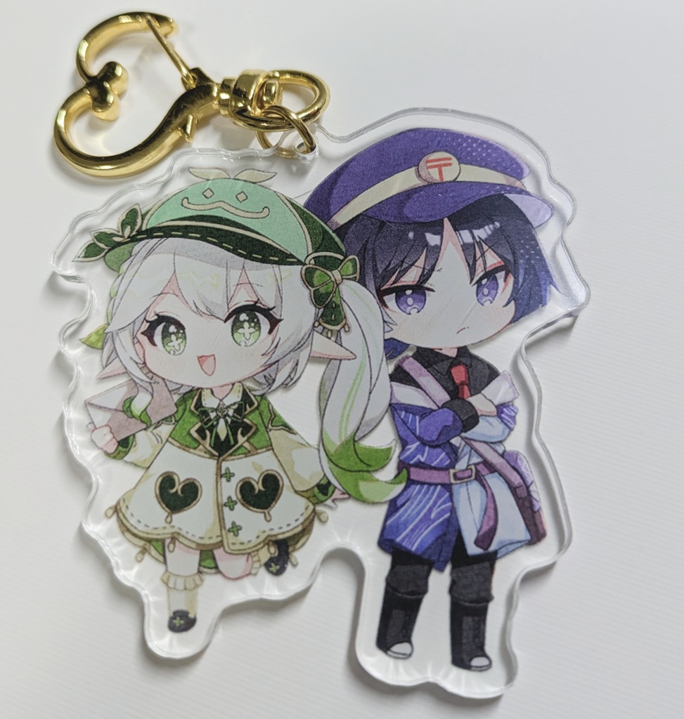 【原神】ナヒーダ×放浪者郵便屋さんアクキー