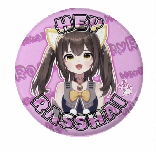 くろーんちゃんのHeyRasshai缶マグネット