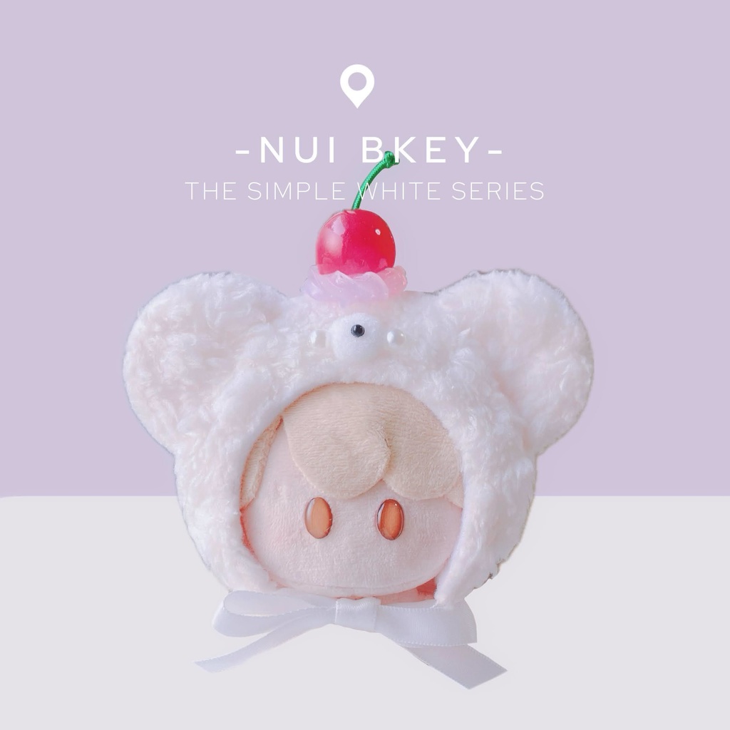 White Cream Bear/10cm&pape共通サイズ