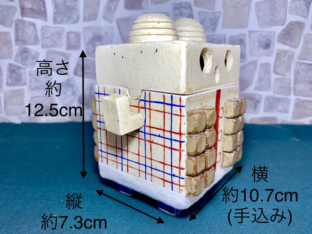 仗刀偶磨弓モチーフ埴輪型香炉