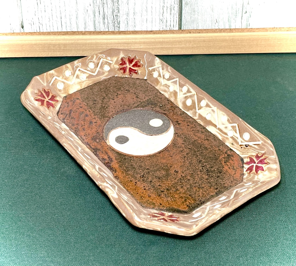 博麗霊夢モチーフお釣りトレー陶器