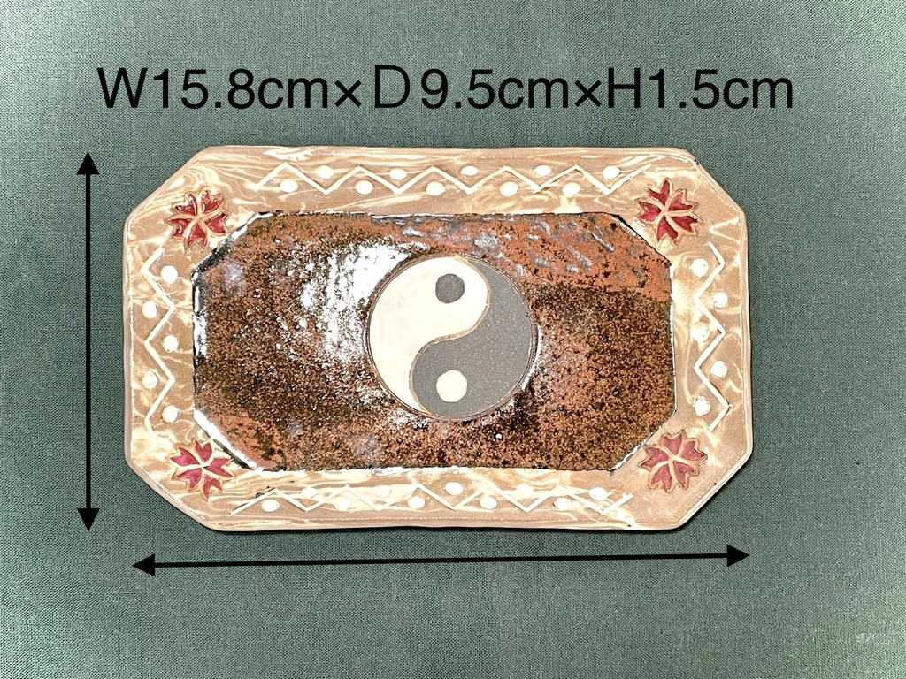 博麗霊夢モチーフお釣りトレー陶器