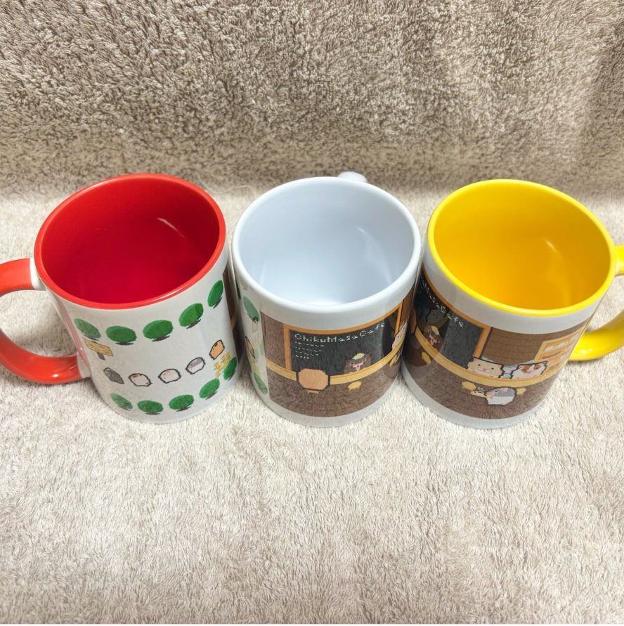 【受注生産】コースター付き!喫茶ちくまさマグカップ(全3種)