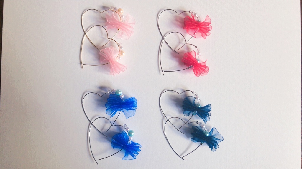 【A3!】イメージハートフープピアス