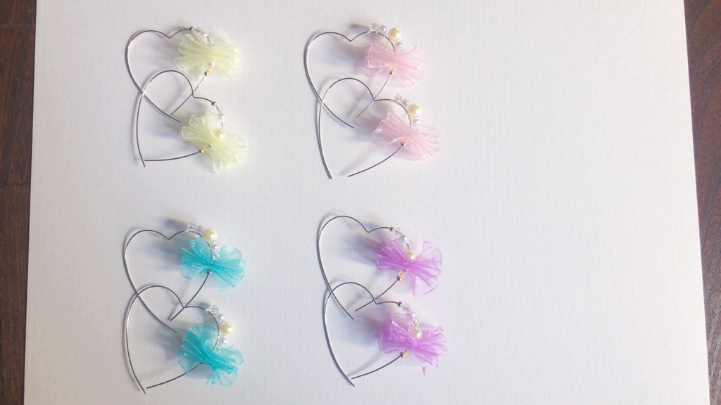 【A3!】イメージハートフープピアス