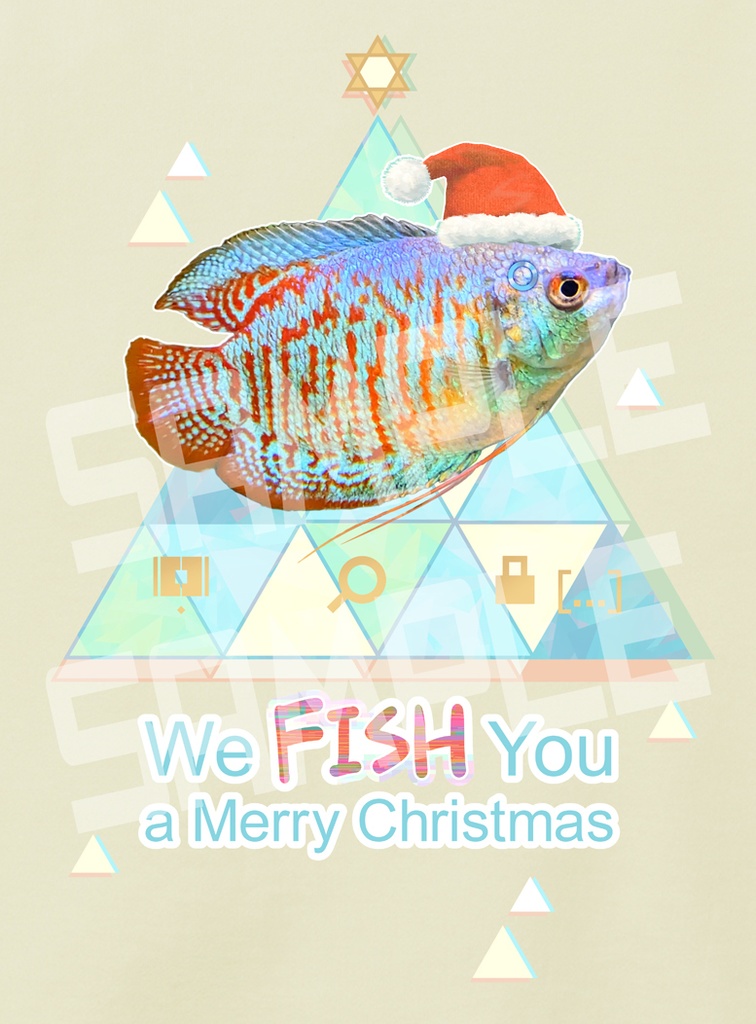 クリスマススウェット・ドワーフグラミーサンタ柄