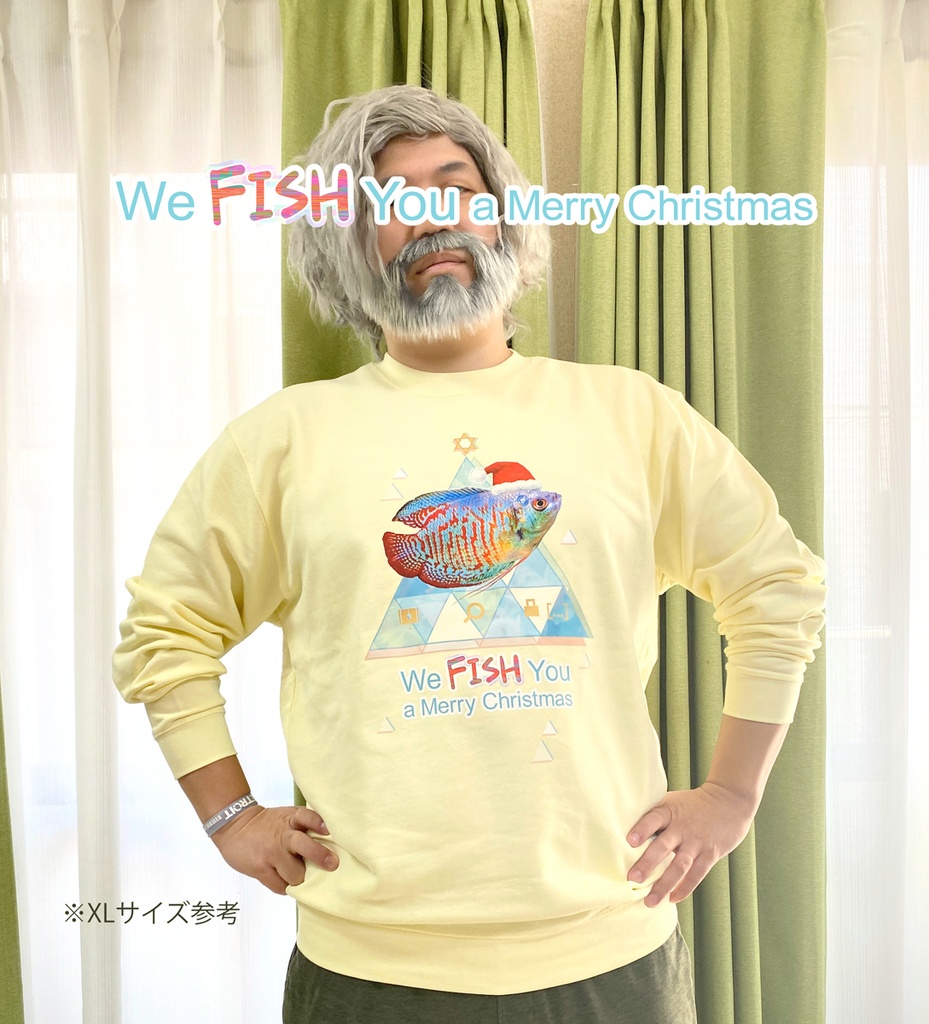 クリスマススウェット・ドワーフグラミーサンタ柄