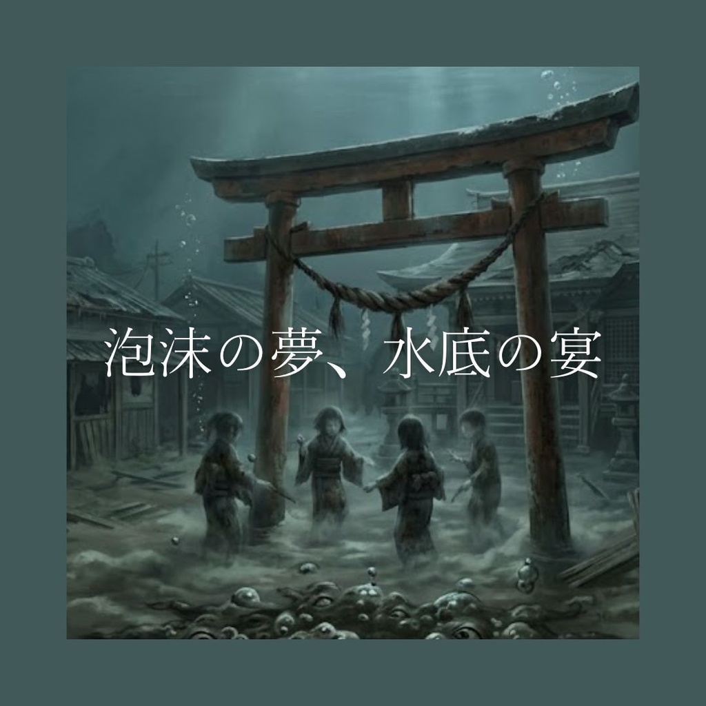 【クトゥルフ神話TRPG第6/7版】シナリオ「泡沫の夢、水底の宴」
