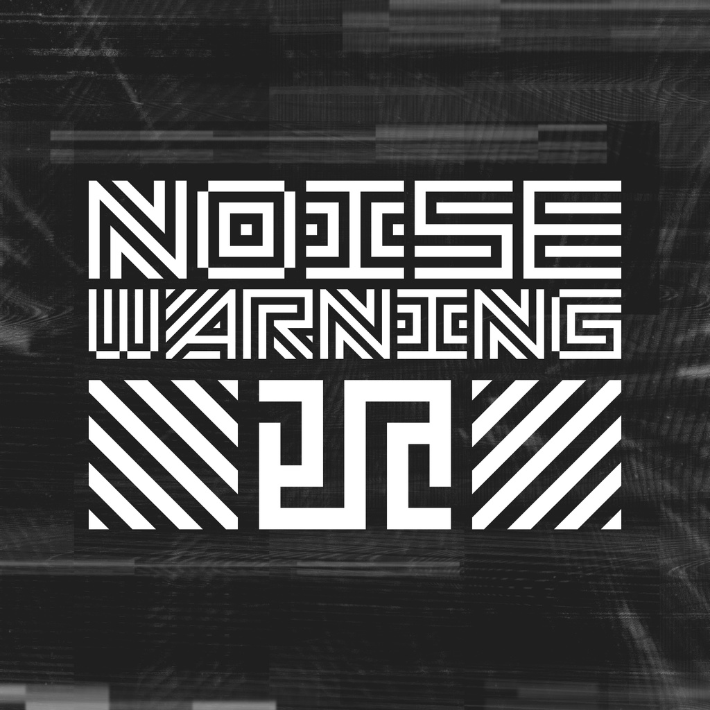 無料【フリー可変フォント】騒音警示·改 Nosie Warning-ϗ「一時的に無料」