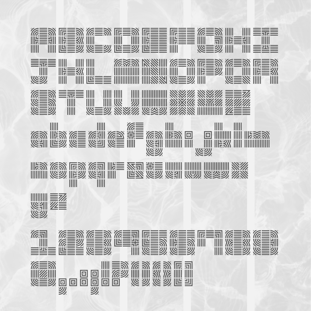 無料【フリーフォント】警示騒音 Warns Noising