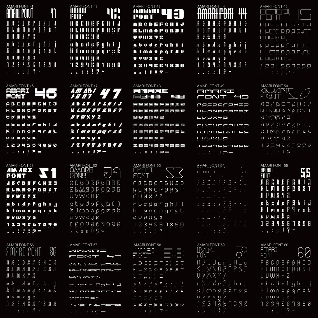 【フォントパック】#100日フォントチャレンジ全作品【一括DLパック】