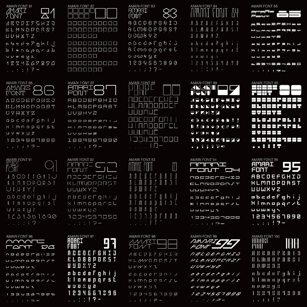 【フォントパック】#100日フォントチャレンジ全作品【一括DLパック】