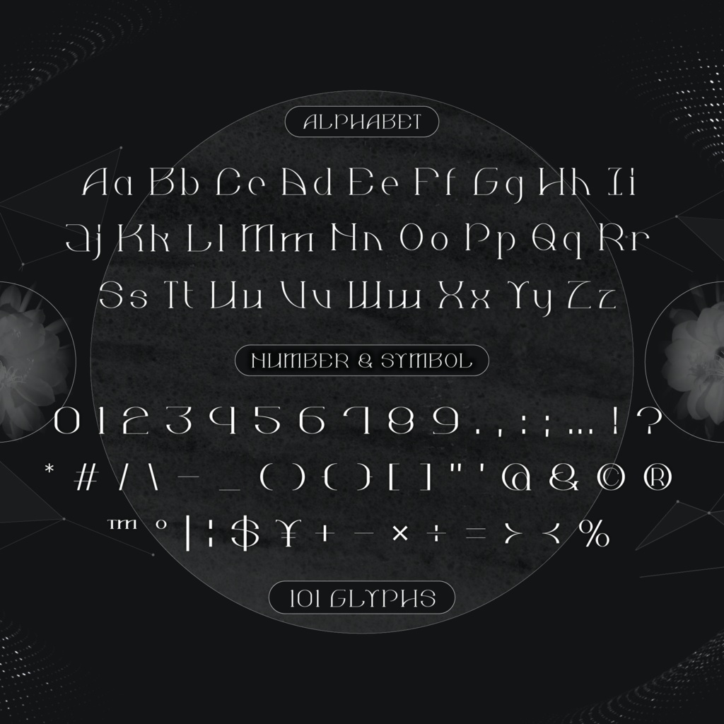 【可変セリフフォント】Luna Crescente / 上弦の月 - 0.95