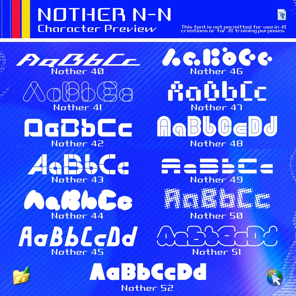 【無料DL企画開催中】✦ Nother✦【頭おかしいなフォント】