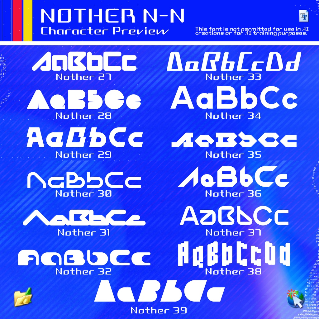 【無料DL企画開催中】✦ Nother✦【頭おかしいなフォント】