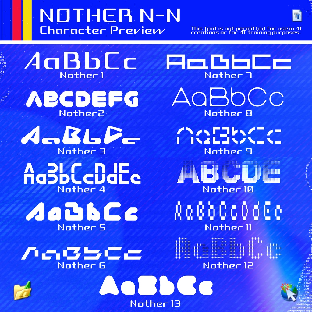 【無料DL企画開催中】✦ Nother✦【頭おかしいなフォント】