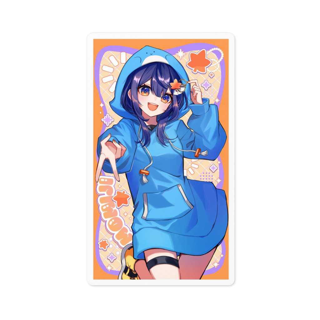 【単品】ステッカー 殿ペンギンパーカー Tenso.com使用可