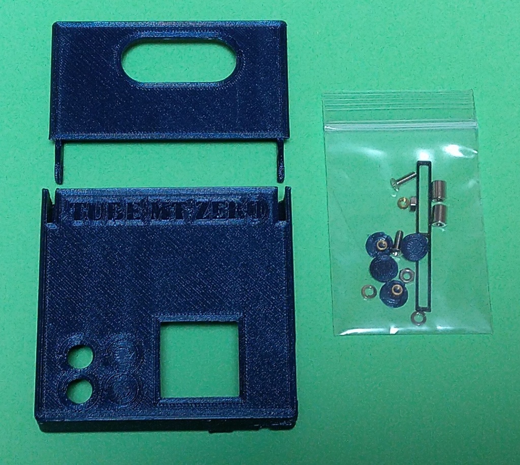 【Model A/B対応】NosPi DAC Tube MT Zero用ケース Pico用アッパーカバー(PETG 紺)