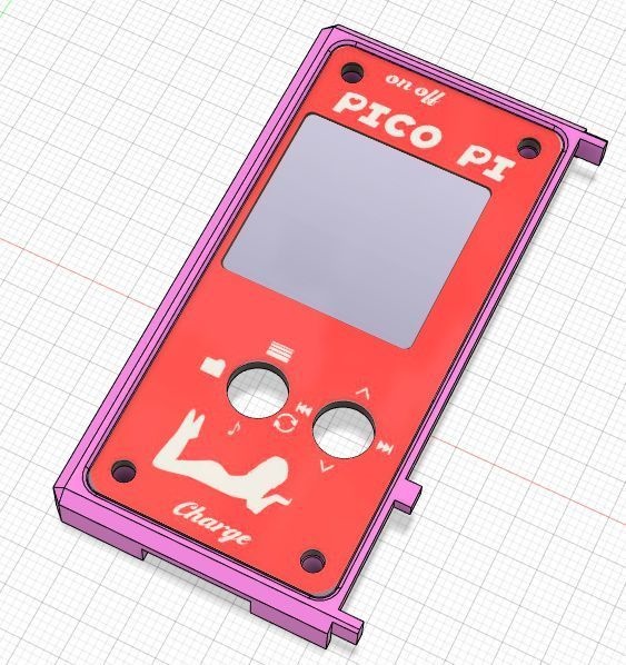 Pico Pi DAP Zero ＆ XIAO PI DAP ZERO パネル基板用カバーパーツ（3Dデータ）