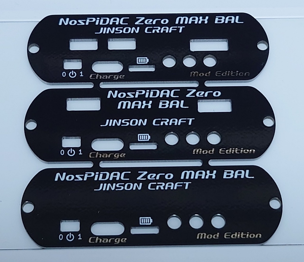 NosPiDAC Zero MAX BAL ケース用パネル基板（ヘッドユニット専用セット）