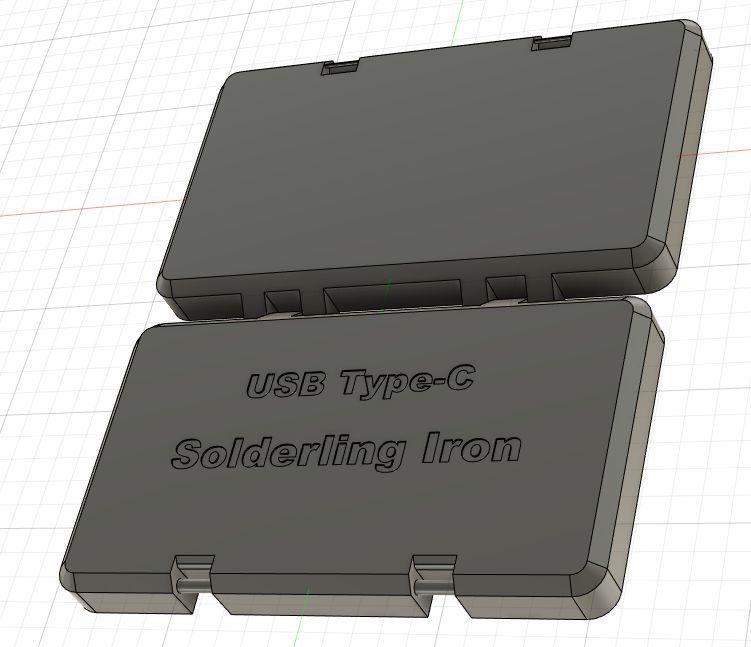 【3Dデータ】USB Type-C半田ごてT65専用ツールボックス