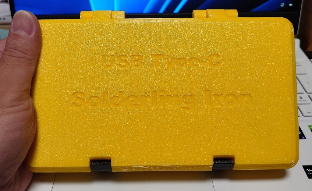 【3Dデータ】USB Type-C半田ごてT65専用ツールボックス