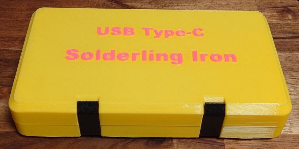 【3Dデータ】USB Type-C半田ごてT65専用ツールボックス