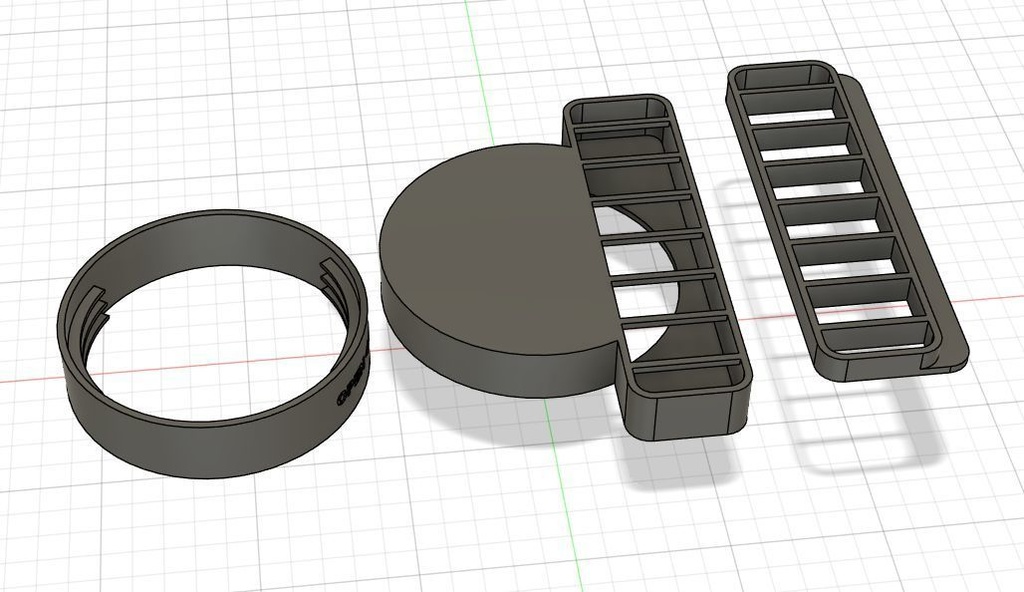 【3Dデータ】山善 スポットクーラーYBC-C04のダクトを車の窓に引っかけるアタッチメント