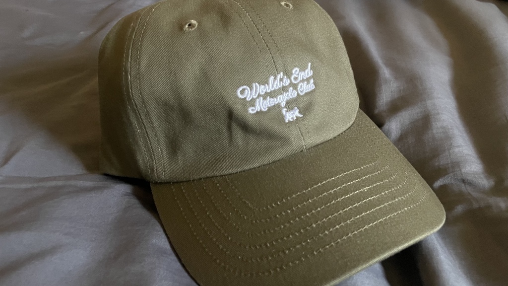 World's End Motorcycle Clubロゴ刺繍キャップ (全10色)