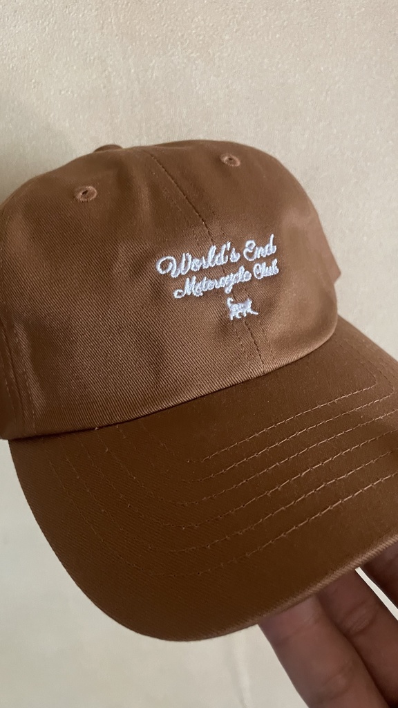 World's End Motorcycle Clubロゴ刺繍キャップ (全10色)
