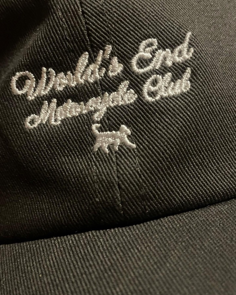 World's End Motorcycle Clubロゴ刺繍キャップ (全10色)