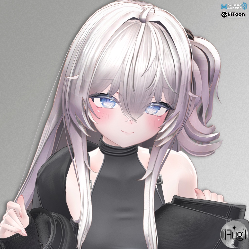 【26アバター対応】Whispers【VRC想定3Dヘアモデル】