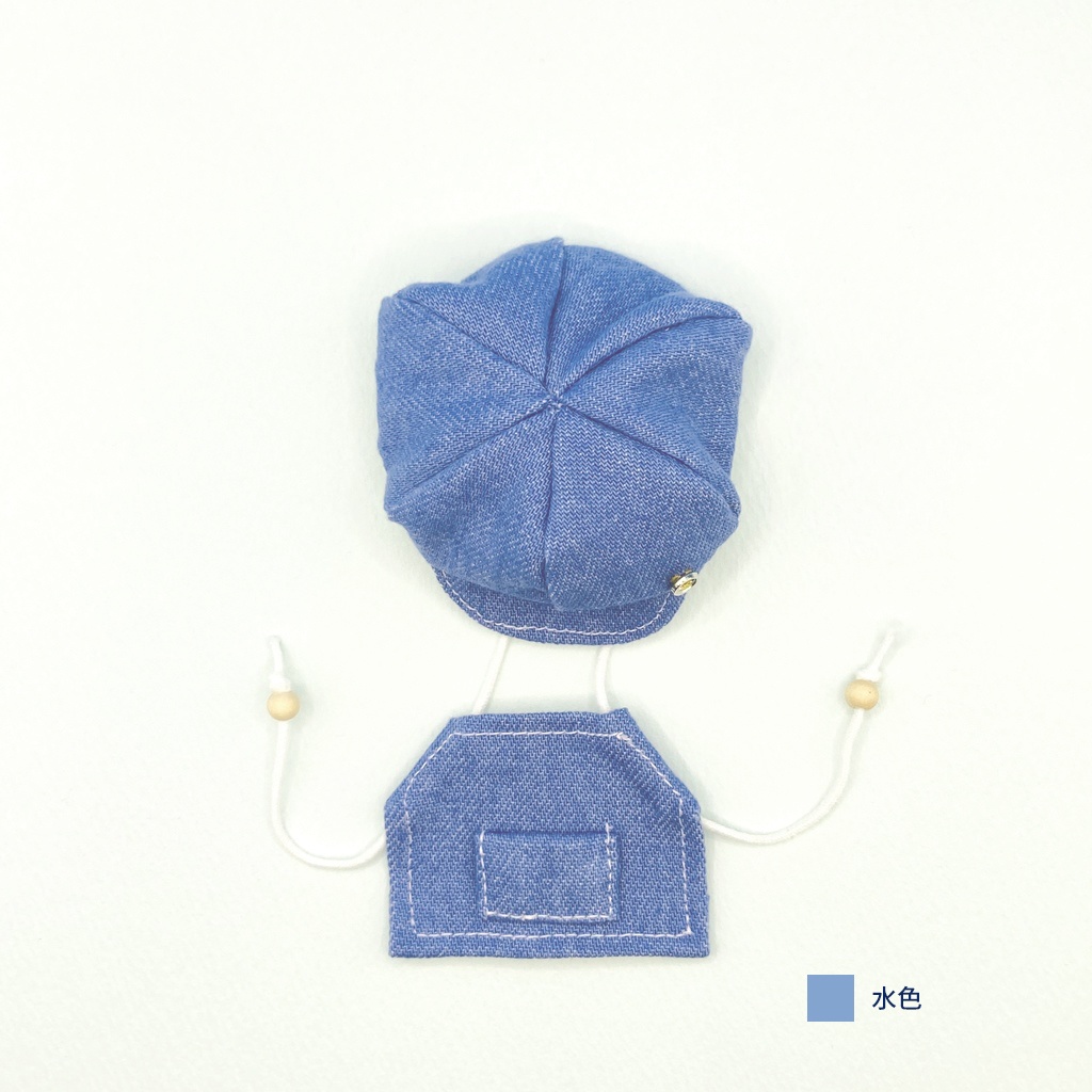 デニムエプロン*帽子付