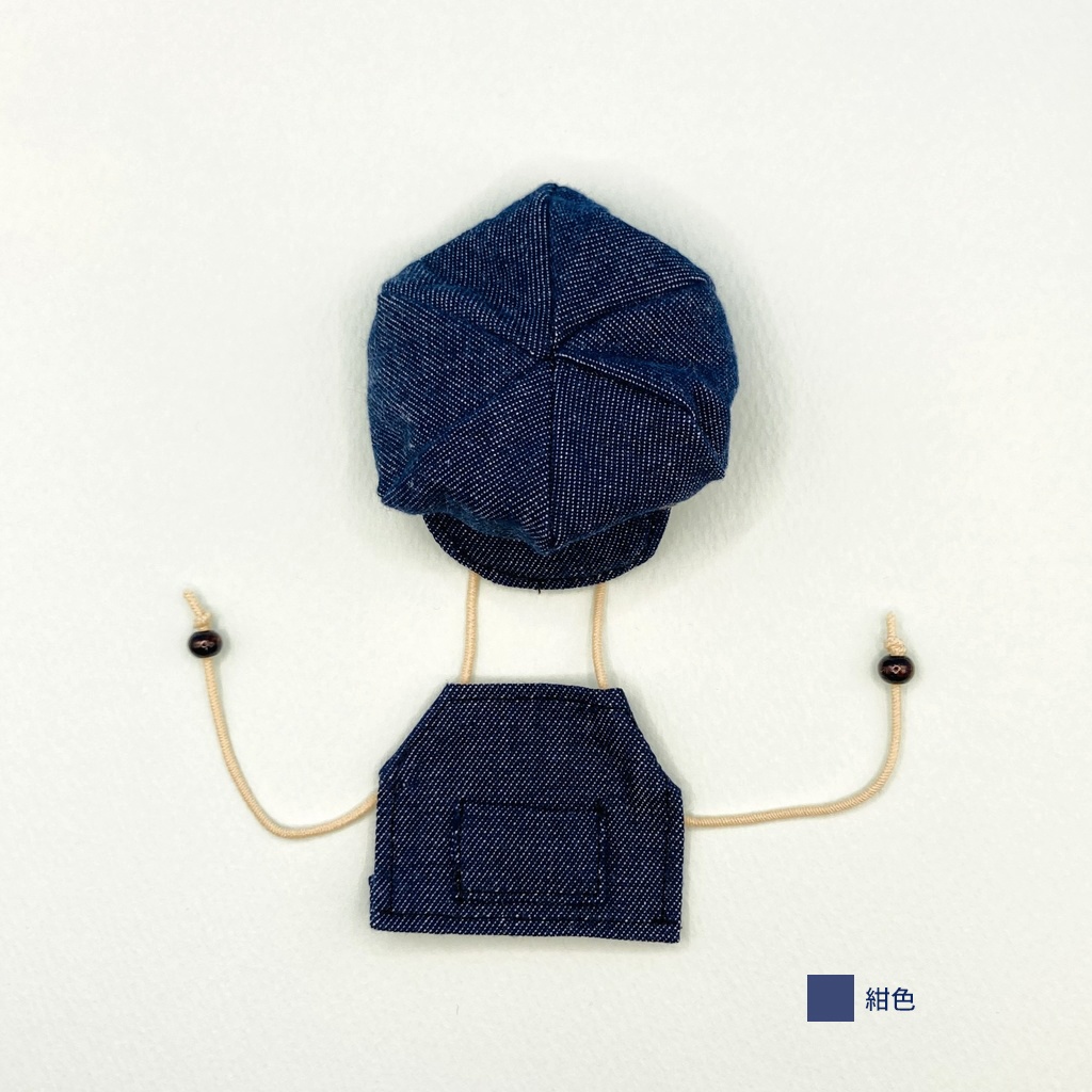 デニムエプロン*帽子付