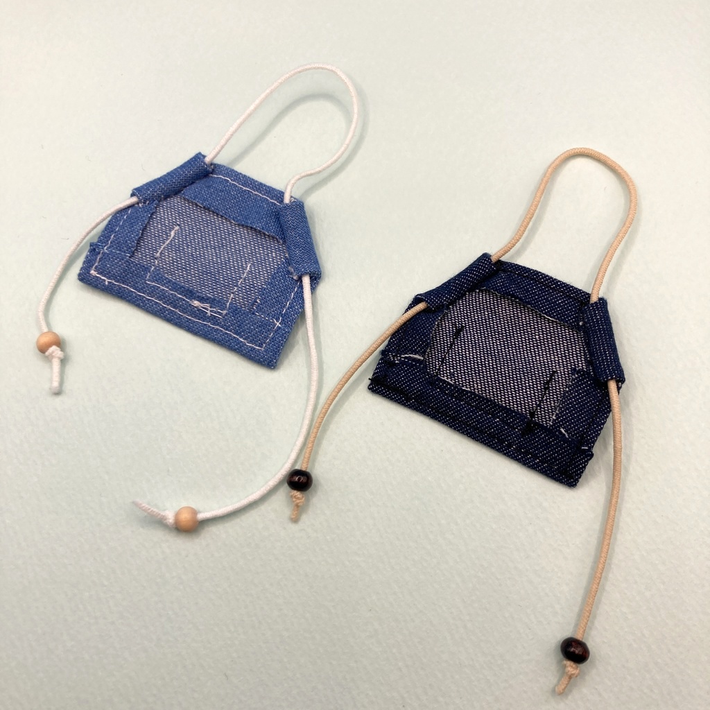 デニムエプロン*帽子付