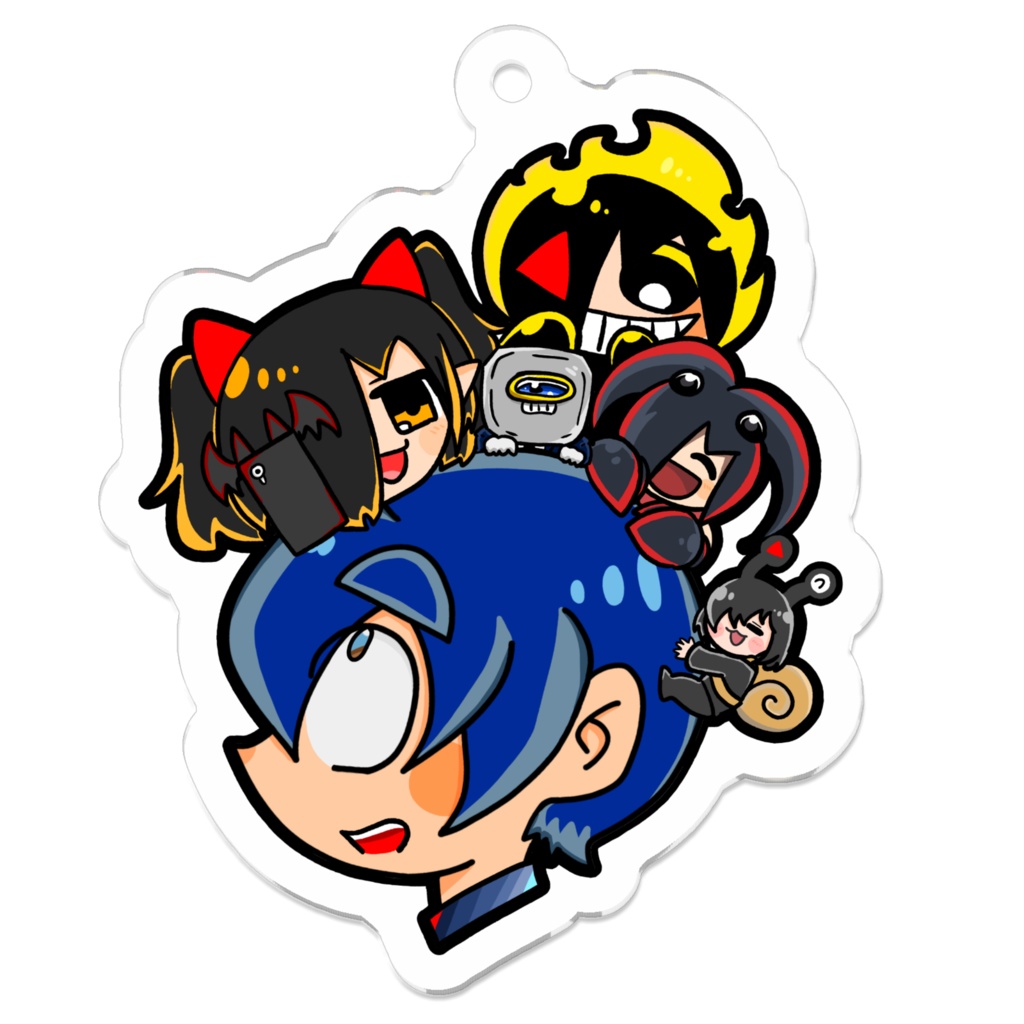 特等席ぎゅうぎゅうキーホルダー