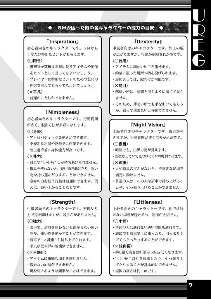 UREG(アレグ)象りの時計塔【TRPG風協力脱出ゲーム Un Realistic Escape Game】