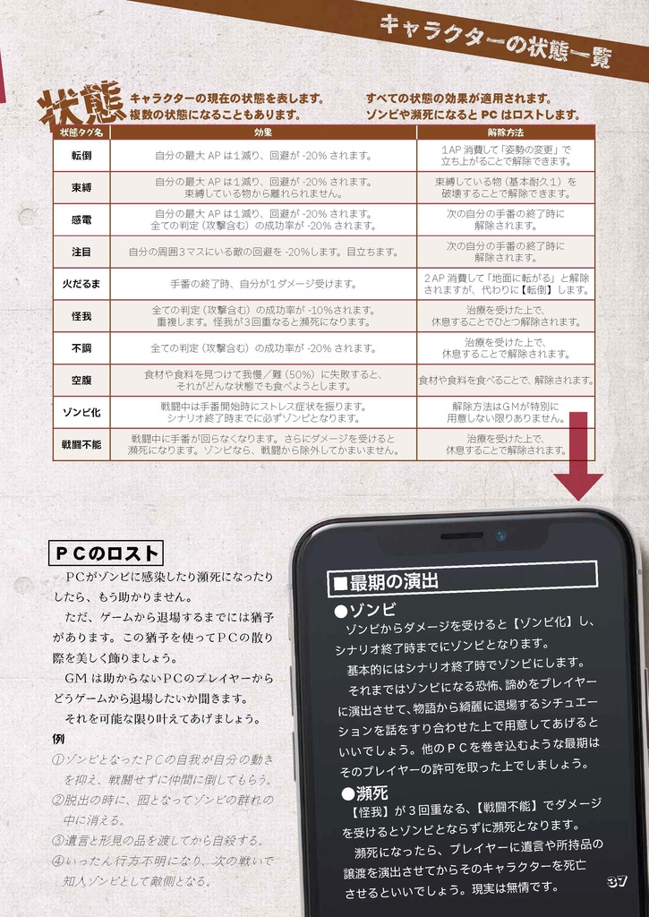 拠点防衛TRPGゾンビライン【フルカラーDL版】