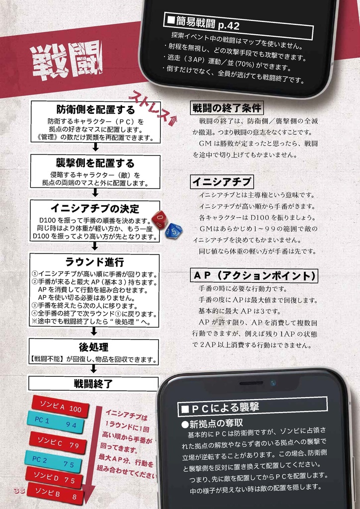 拠点防衛TRPGゾンビライン【フルカラーDL版】