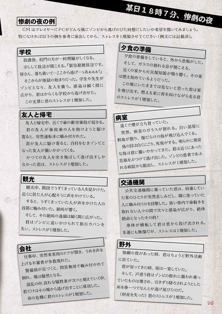 拠点防衛TRPGゾンビライン【フルカラーDL版】