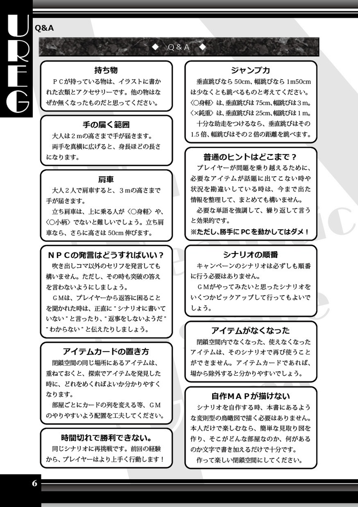 UREG(アレグ)偽りの美術館【TRPG風協力脱出ゲーム Un Realistic Escape Game】