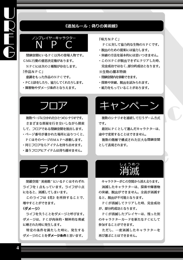 UREG(アレグ)偽りの美術館【TRPG風協力脱出ゲーム Un Realistic Escape Game】